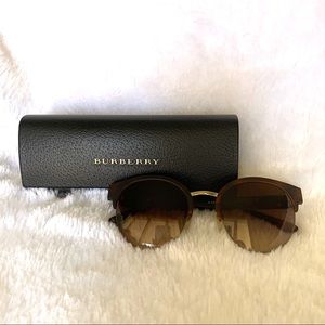 Burberry Tortoise & Gold Sunglasses